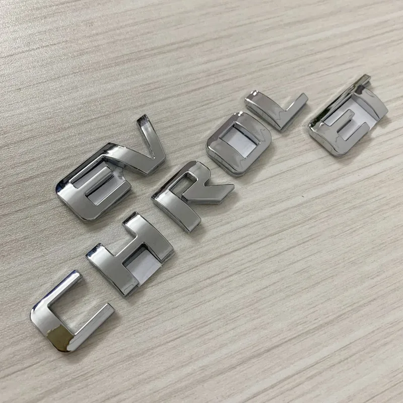 

3D ABS Car letter rear trunk Badge Sticker Logo Decals car styling for Cruze Aveo Silverado MALIBU CAPTIVA Camaro