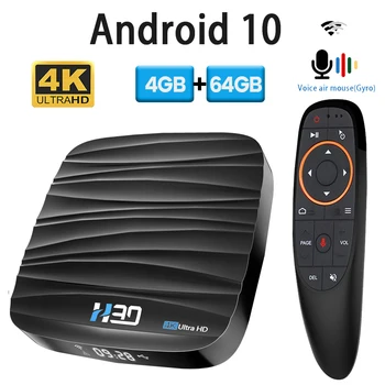 

HONGTOP TV Box Android 10.0 4GB 32GB 64GB Rockchip RK3318 smart tv box 4K Google Store Support Netflix Youtube 3D Set Top Box