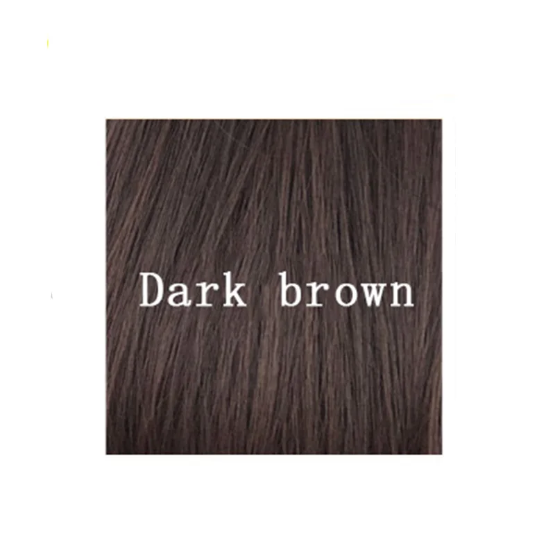 Парик шляпа одна женщина длинные волосы вьющиеся волосы Кукуруза горячий натуральный мгновенный лапша Мода Полный головной убор Кепка - Цвет: J001-dark-brown