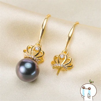 

Earrings Accessories For Women DIY Jewelry Making DIY Handmade Pearl Ear Hook Party Silver Unique 2019E110