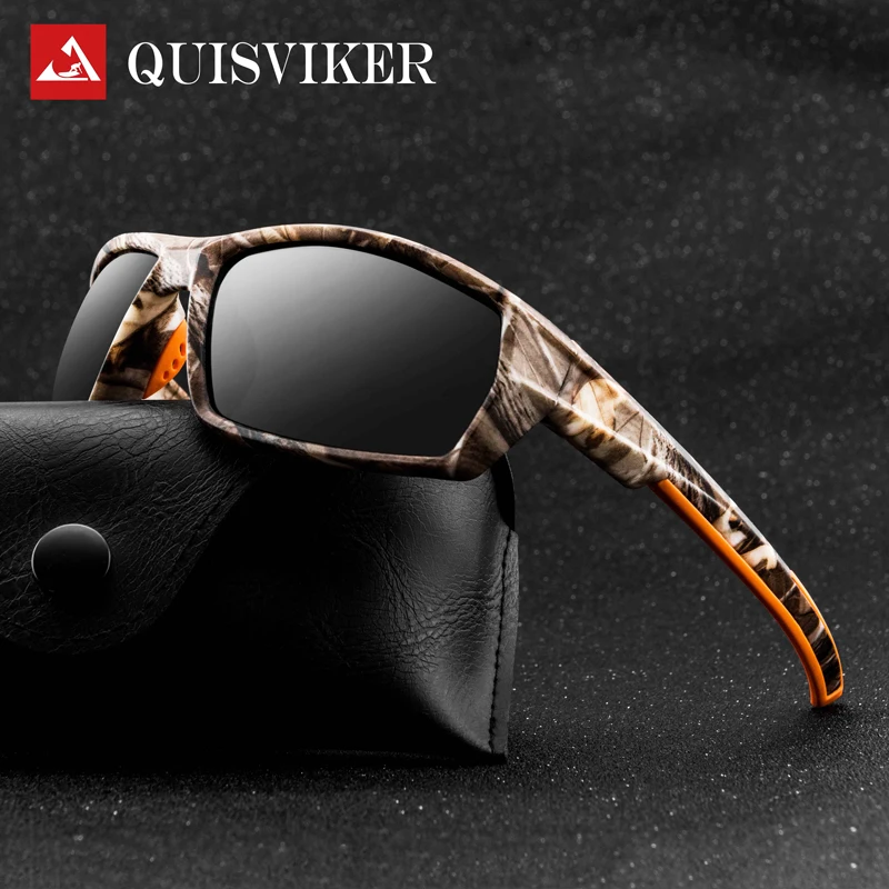 QUISVIKER New Sports Polarized Sunglasses Men Women Sun Glasses Vintage Retro Goggles Classic Eyewear