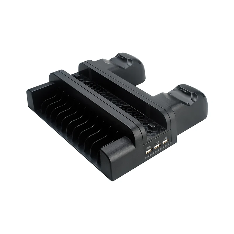 Dual Controller Charger Charging Station for SONY Playstation 4 PS4/PS4 Slim/PS4 Pro Console Vertic