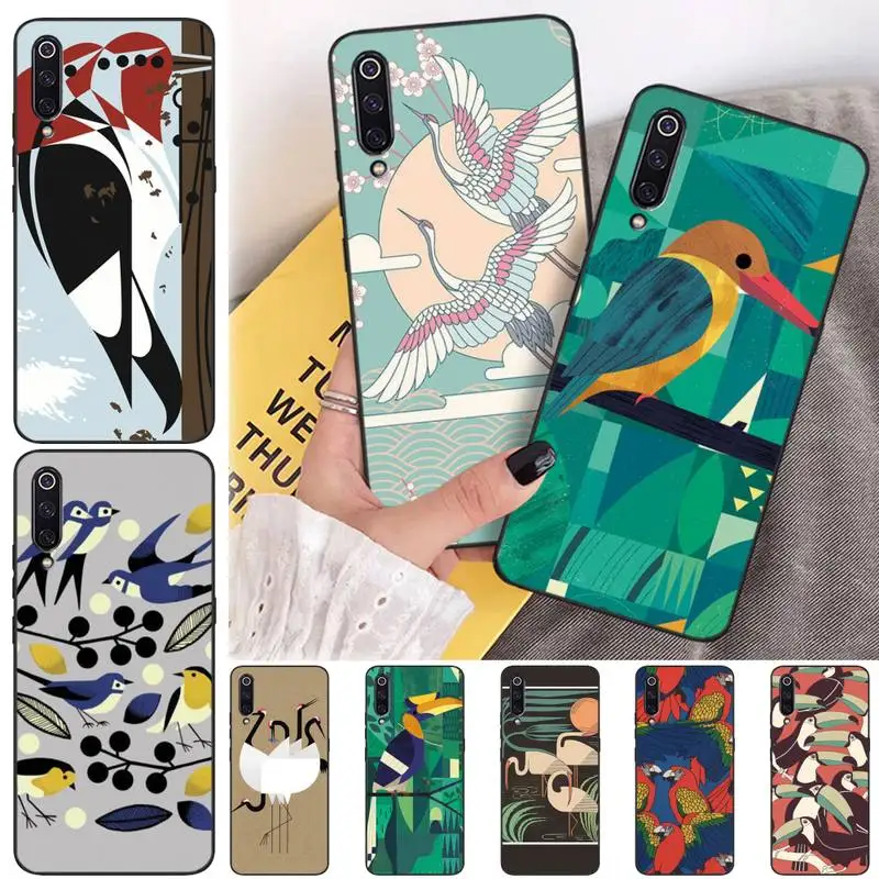 

FFboost Bird cartoon luxury brand case coque fundas for samsung galaxy S8 S9 S10e S20 PLUS J6 J600 cases cover