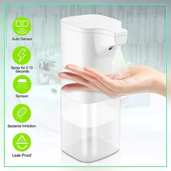 

350ml Soap Dispenser Automatic Hand Sanitzer Applicable To Washroom Sanitizing Machine Cleaning Skin Foam Liquid Dispenser#YL10