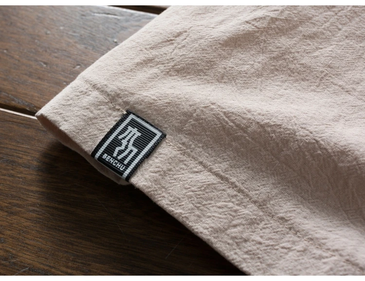 Мужские комплекты, хлопок, лен, короткий рукав, футболка+ штаны, летний бренд, дышащий, Повседневный, пляжный комплект, китайский стиль