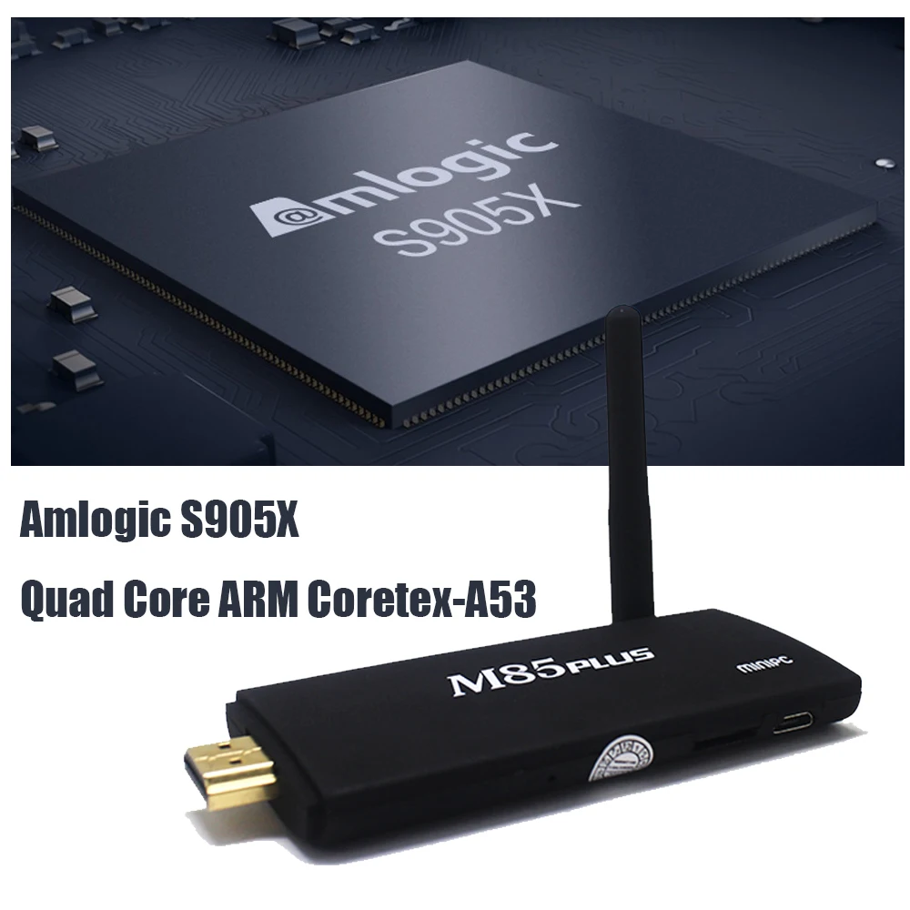 Мини ТВ коробка Android 6,0 OS octa core 4K 1/8GB Amlogic S905X 4 ядра Bluetooth multi-язык Смарт Media Player Декодер каналов кабельного телевидения компьютерной приставки к телевизору