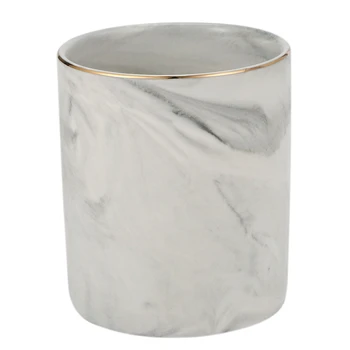 

Marble Pattern Ceramic Pencil Case Makeup Brush Case Storage Case Storage Case Knife Fork Case Soft Package