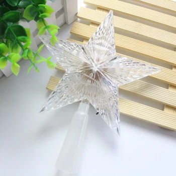 

Flashing Mode Star Christmas Tree Topper Light Xmas Home Party Decoration Lampe 14 18 22 cm