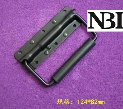 Face Mount Pull 2 шт./лот Черный дорожный полёт аудио чехол утопленный бабочка Засов петля с защелкой угловая скобка пружинная тяга ролик фурнитура - Цвет: Face Mount Pull