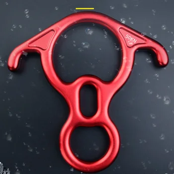 

Aluminum Descender Figure 8 Climbing Fall Protection Hiking Protective High Quality For Rescue Training Mountaineering