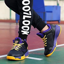 Детская обувь баскетбольные Детские воздушные кроссовки Ultras Нескользящие Enfant силы Открытый все-звезды спортивная Boost Nmd LBJ Max кроссовки