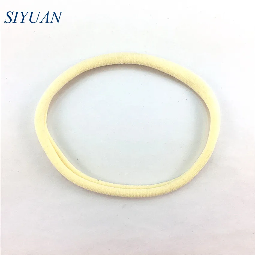 3-ivory 10 шт./лот, эластичная нейлоновая повязка на голову, мягкая эластичная повязка на голову для девочек, аксессуары для самостоятельной сборки, повязка на голову, разные цвета, hd19 - Цвет: 3-ivory