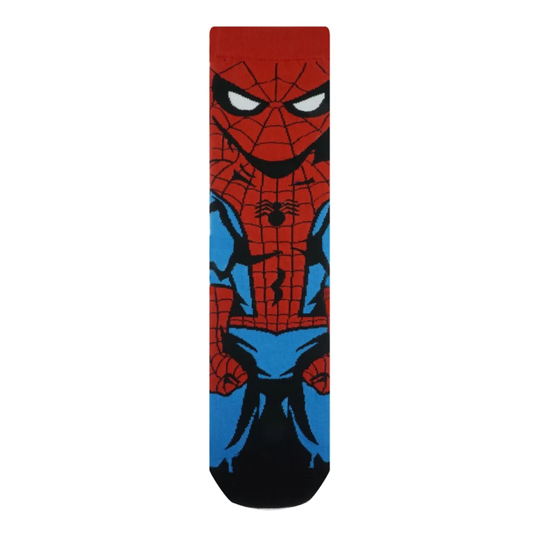 Men's autumn winter cotton funny crew socks cartoon Avengers Socks