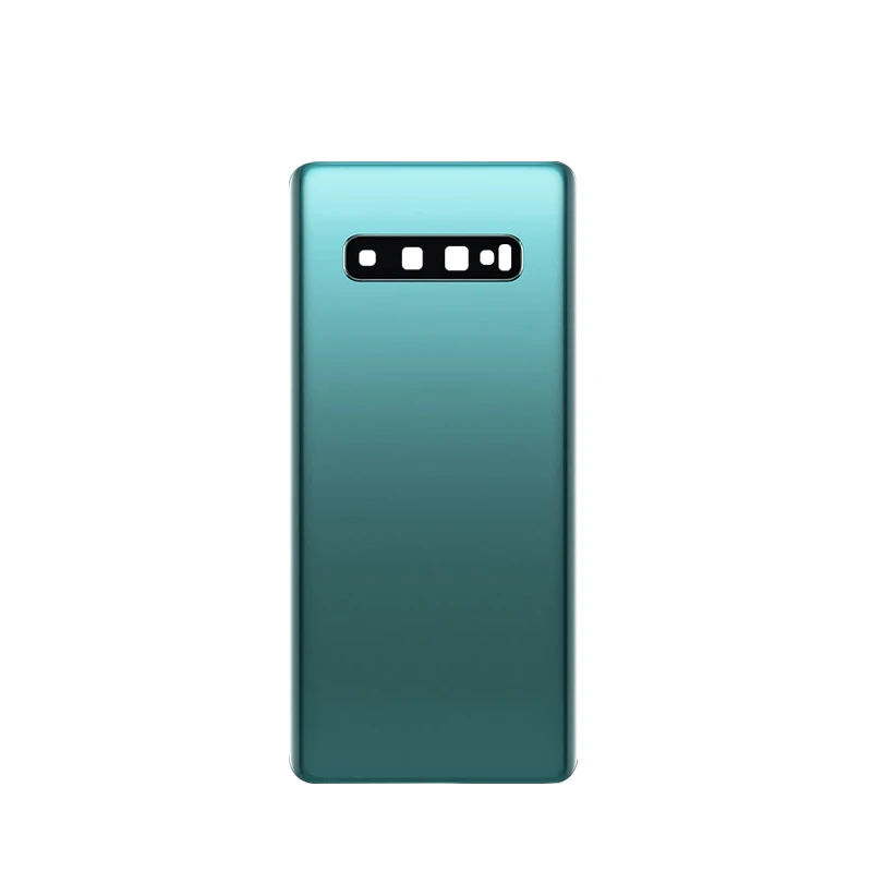 Для SAMSUNG Galaxy s10 s10+ s10e задняя крышка батарейного отсека задняя крышка Мягкий корпус Чехол запасная крышка батарейного отсека - Цвет: S10 PLUS GREEN