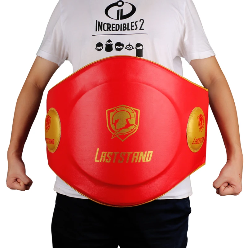 LASTSTAND MMA Boxing Waist Target Thai TKD Belly Pad Stomach Protector Chest Body Shield Kick Martial Arts Abdomen Guard Trainer