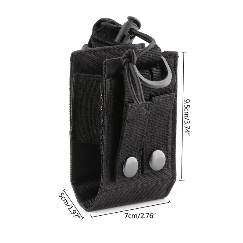 1 шт. тактический Molle Interphone Чехол Molle Чехол система крепления интерфон Радио Чехол рация наружная спортивная сумка 11UE
