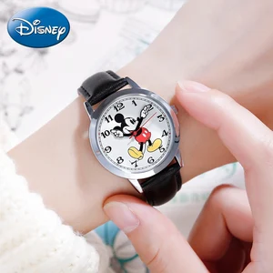 Image 1 - New Young Ladies Quartz Watch Mickey Mouse Cutie Girl Love Fashion Teen Student Clock Children Boys Watches Best Gift Kids Time
