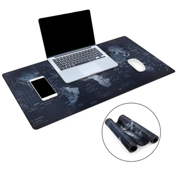 

Mousepad Gamer World Map Speed Locking Edge Large Natural Rubber Mouse Pad Waterproof for Pc Gamer Completo Overwatch Hyperx LOL