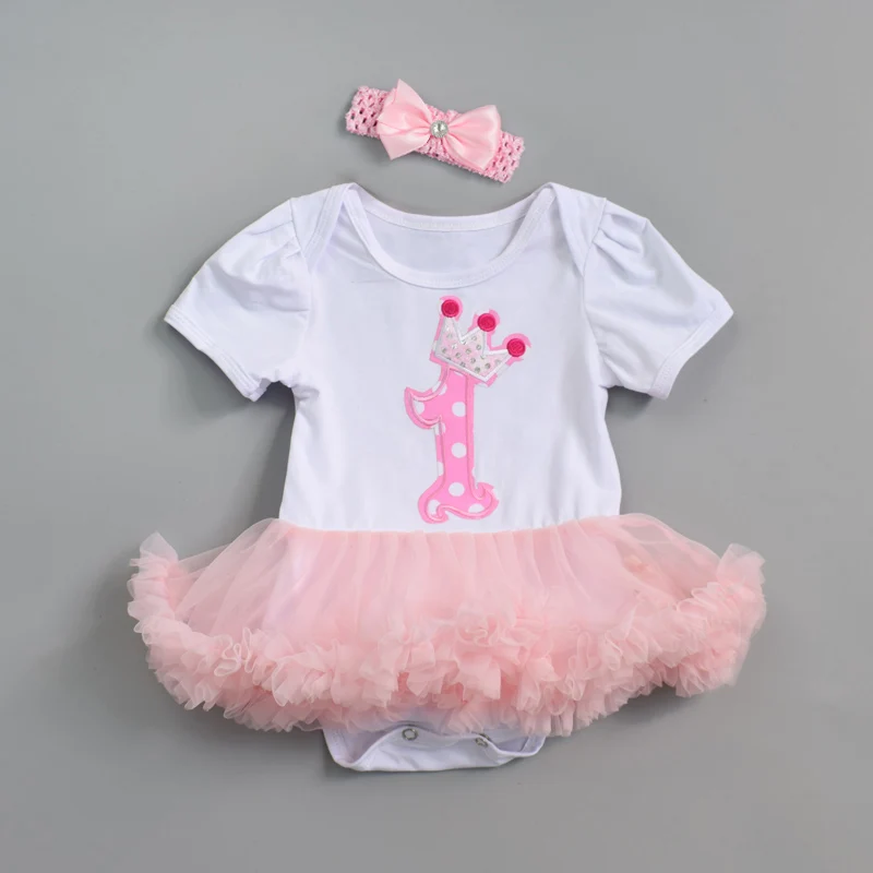 Комплект одежды из 3 предметов для маленьких девочек; одежда для дня рождения; хлопковый комбинезон для малышей; шаровары с оборками и повязка на голову; боди для новорожденных