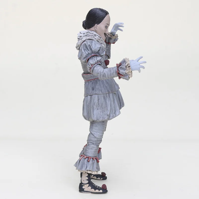 18 см NECA фильм ужасов Стивен Кинг это Pennywise Джокер клоун BJD ПВХ Фигурки Игрушки для мальчиков рождественские куклы дети подарки на Хэллоуин