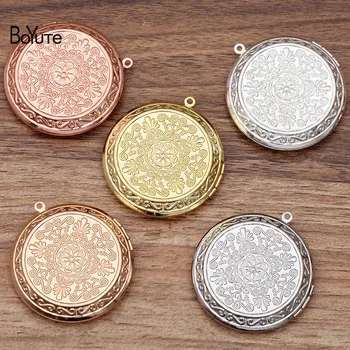 

BoYuTe (5 Pieces/Lot) 40MM Round Shaped Metal Brass Floating Photo Memory Locket Factory Direct Sale Locket Pendant