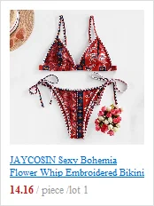 JAYCOSIN stripe print triangle bag swimwear women two-piece bikini sexy beach summer new cute low waist swimsuit fashion 