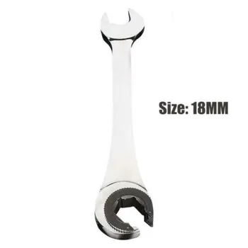 

Universal Wrench Ratchet Fixed Chrome Vanadium Steel Handheld Flexible