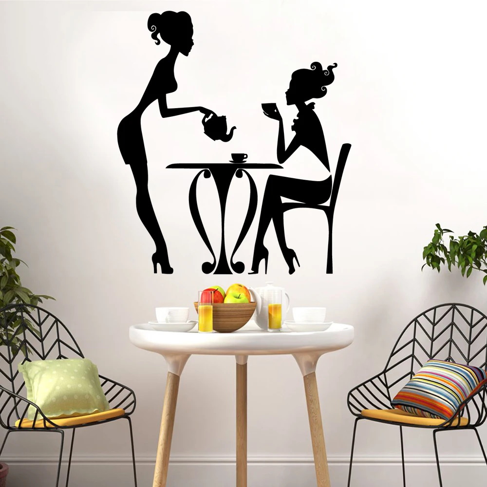 New Design Kitchen Ware Waterproof Wall Stickers For Kitchen Decoration Removable Wall Art Decal Kitchen Room Text Vinyl Mural mirror wall stickers