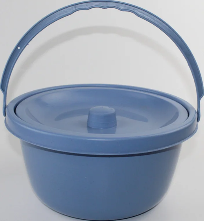 

Potty Chair Chamber Pot with Lid Urinate Bucket Stool Chamber Pot Portable Belt Lid Plastic Toilet Bucket