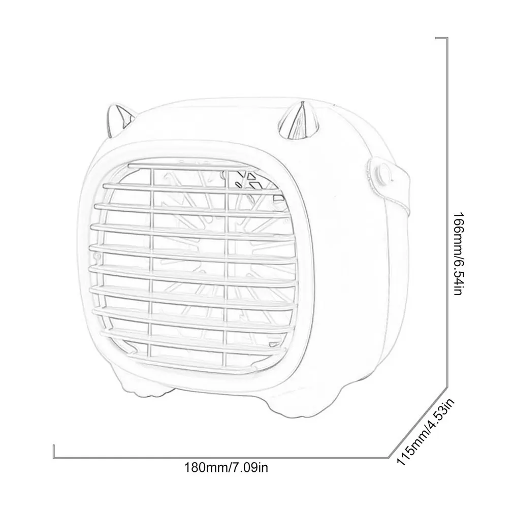 Other DIY & Tools Portable Air Conditioner Rechargeable Evaporative