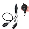 10 speed Vibrator Anal Plug Expandable Vestibular Inflatable Anal Dilator Masturbator Anal Ball Sex Toy for Men Women Amal Plugs 1