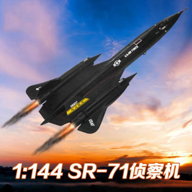 22,5 см, 1/144 масштаб, SR-71A, lockheed Blackbird, истребитель для наблюдения, модель самолета, игрушки для взрослых и детей
