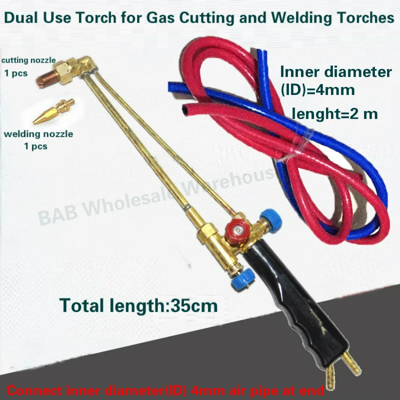 JY 6mm 8mm PVC Sauerstoff Acetylen Twin Gas Schneiden Schweiß Schlauch Rohrs Chl