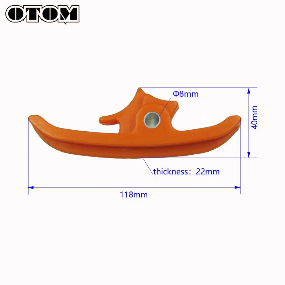 OTOM Motorcycle Swingarm Chain Slider Sliding Guide Brake Hose Clamp For KTM SX F SMR XC XCF 125 150 250 350 450