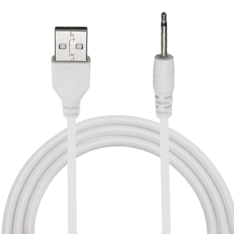 1 м USB 2,0 к DC 2,5 мм локоть 2A зарядная линия 2,5 USB USB2.5 моно аудио линия USB разъем Aux DC2.5 мм аудио кабель