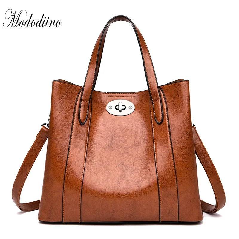 

Mododiino Vintage Shoulder Bag Female Crossbody Bag Leather Purses And Handbags Designer Bags Famous Brand Women Bags DNV1184