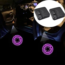 

2pcs Led Logo Laser Projector Ghost Light Luces Heart Skull Emblem For Mercedes Benz BMW Toyota Ford Car Luz Shadow Welcome Lamp
