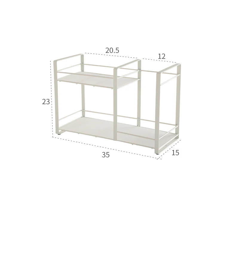 Многоуровневая стойка для кухонных приборов из кованого железа, стойка для приправ пола, полка хранения WF725352