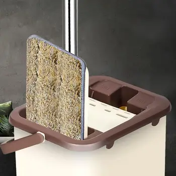 

Mop And Bucket Set Squeeze Flat Mop Stainless Steel Rod Microfiber Mop Cleaning Tool Easy To Use Easy To Clean Floor Floor Tool