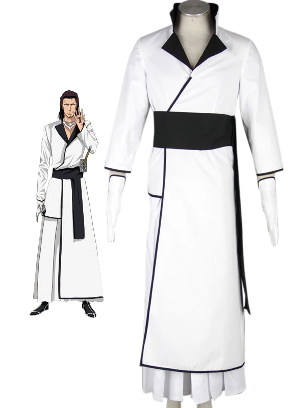 BLEACH Coyote Starrk Косплей костюмы кимоно из аниме BLEACH аниме косплей одежда для Хеллоуин-вечеринки индивидуальная одежда для мужчин и женщин
