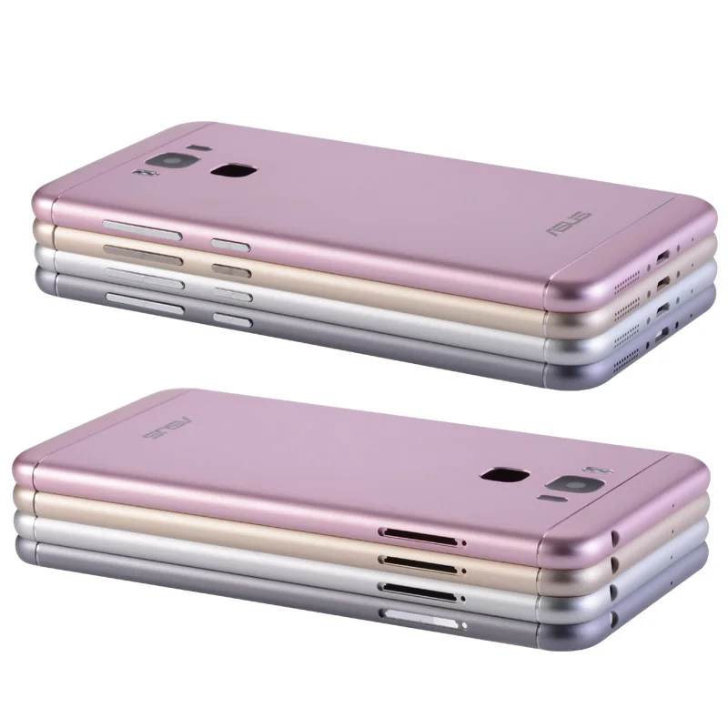 Задний корпус для ASUS Zenfone 3 Max задняя крышка батарейного отсека ZC553KL с кнопками громкости питания запасные части