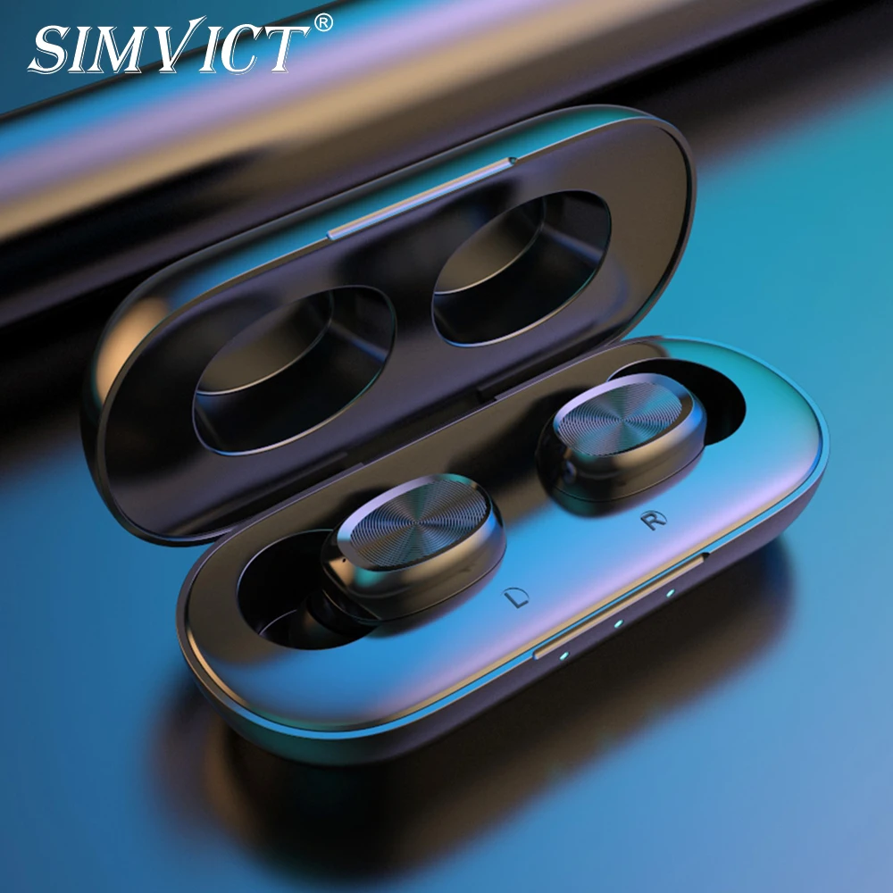 SIMVICT W1S TWS Bluetooth 5 0 наушники беспроводные для бега HIFI стерео в ухо Спортивная
