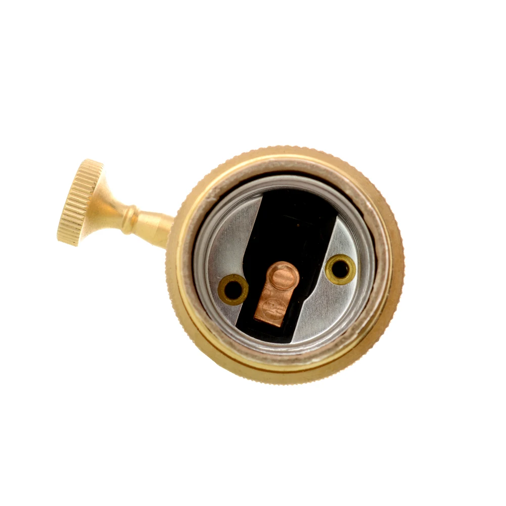 Винтажный Ретро стиль Эдисона E26/E27 латунная лампа держатель лампы Декор