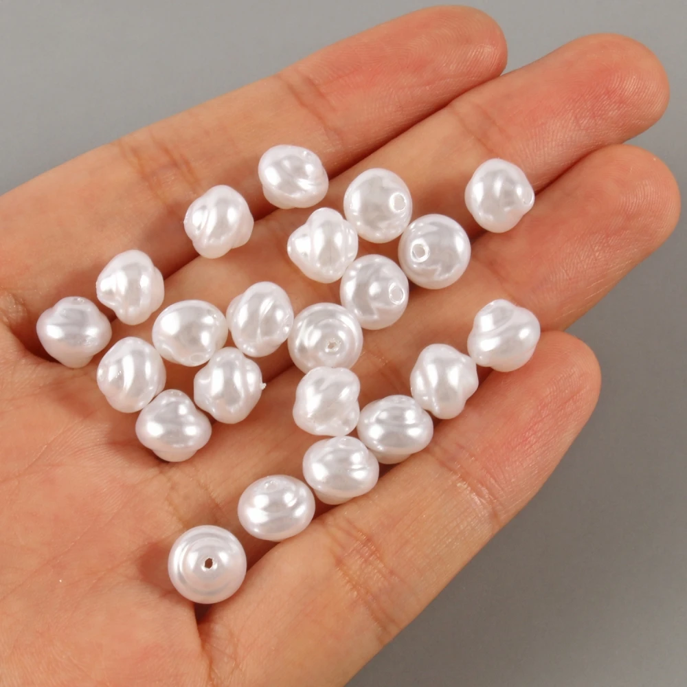 Imitation Baroque Pearl Plastic Beads Star Heart Loose Spacer Beads For Jewelry Making Bracelet Handmade DIY Craft Accessories