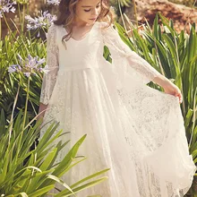 Детское кружевное торжественное платье с цветочным узором в европейском и американском стиле для мальчиков и девочек; свадебное платье принцессы для девочек; костюм ведущего