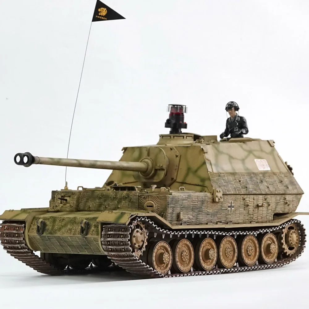 

HOOBEN German FULL SET 1/16 Elefant Jagdpanzer Ferdinand TANKS Radio Control Full Function World War II 2.4G RC Tank RTR and KIT