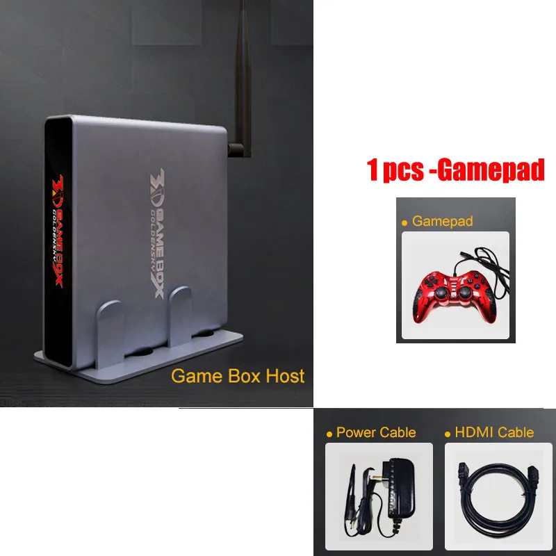 4K Game Box G6 HDMI 1.4 TV Gaming Edition Host 3D Video Game Console Build-In 2000 Free Game with WIFI Support All Game Emulator
