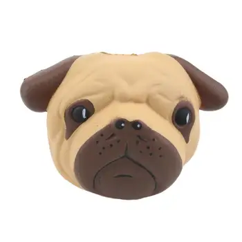 

Fun antistress ball Pug Dog Mini Squeeze Toys Slow Rising 8cm Squeeze Stretchy Animal Healing Stress kid adults Toy