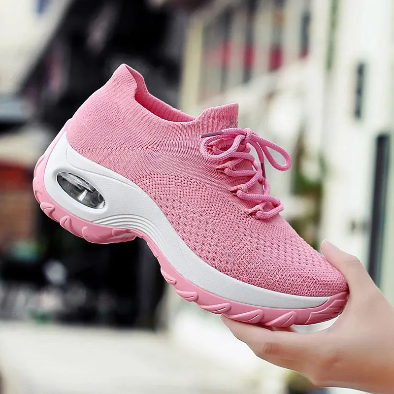 

Flats women shoes sneakers 2019 new breathable mesh casual shoes woman convenient slip-on female sneakers tenis feminino