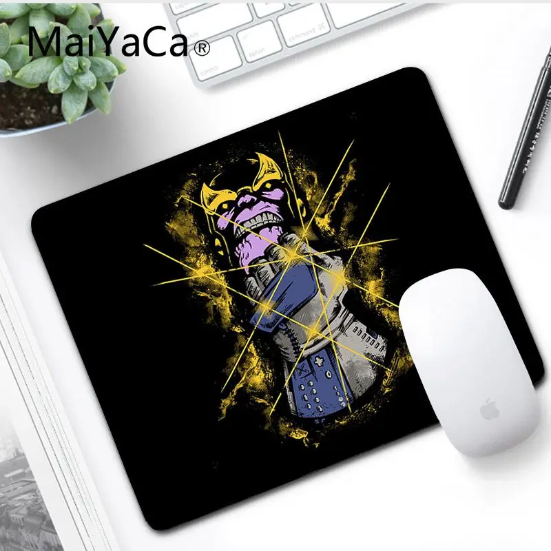 MaiYaCa игровой коврик для мыши на заказ кожа Marvel Thanos высокоскоростной коврик для мыши ноутбук игровой коврик для мыши